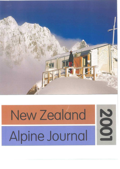 New Zealand Alpine Journal 2001 Vol 53 cover